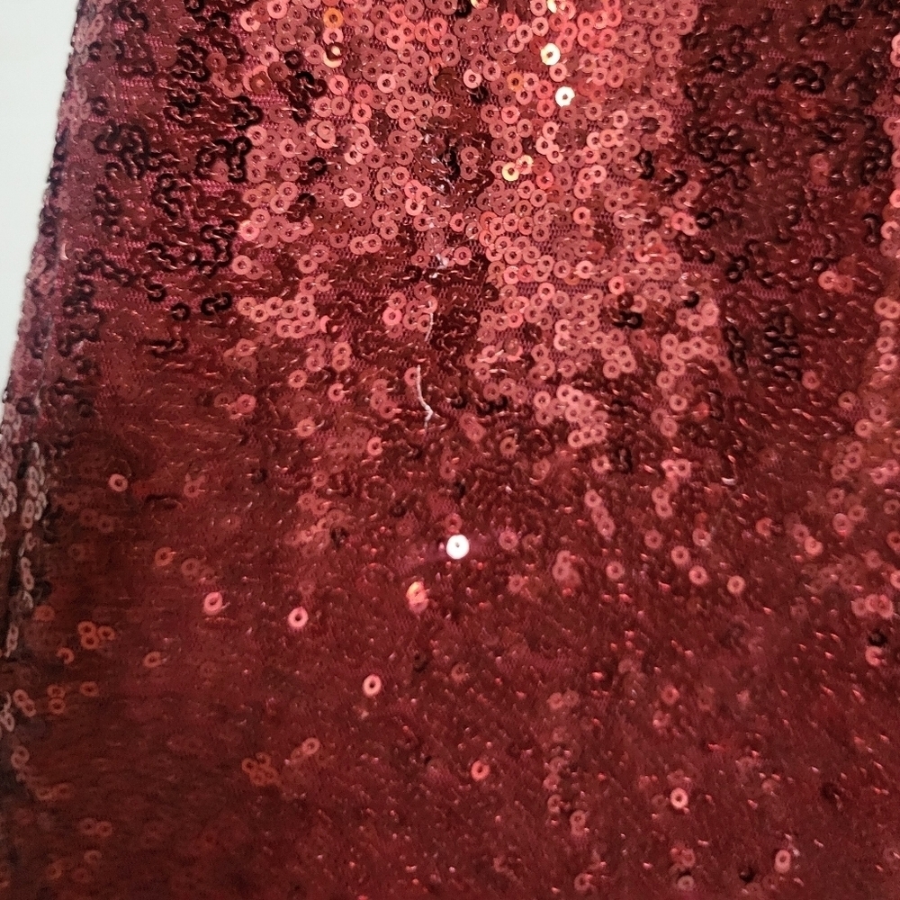 Alter'd State Womens Elegant Sequin Burgundy Dress Size S - Picture 9 of 9